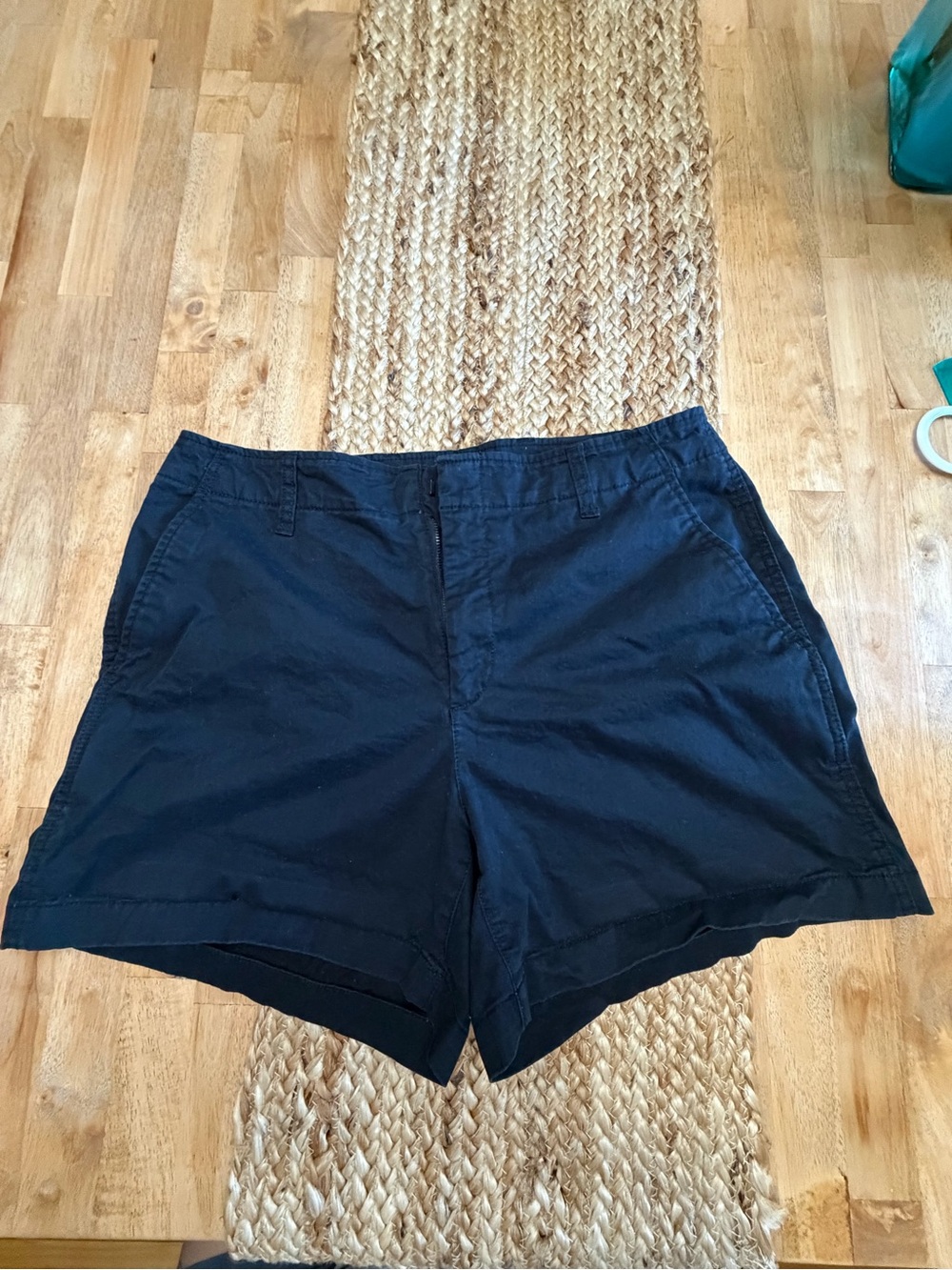 Classic High-Rise Black Women's Shorts